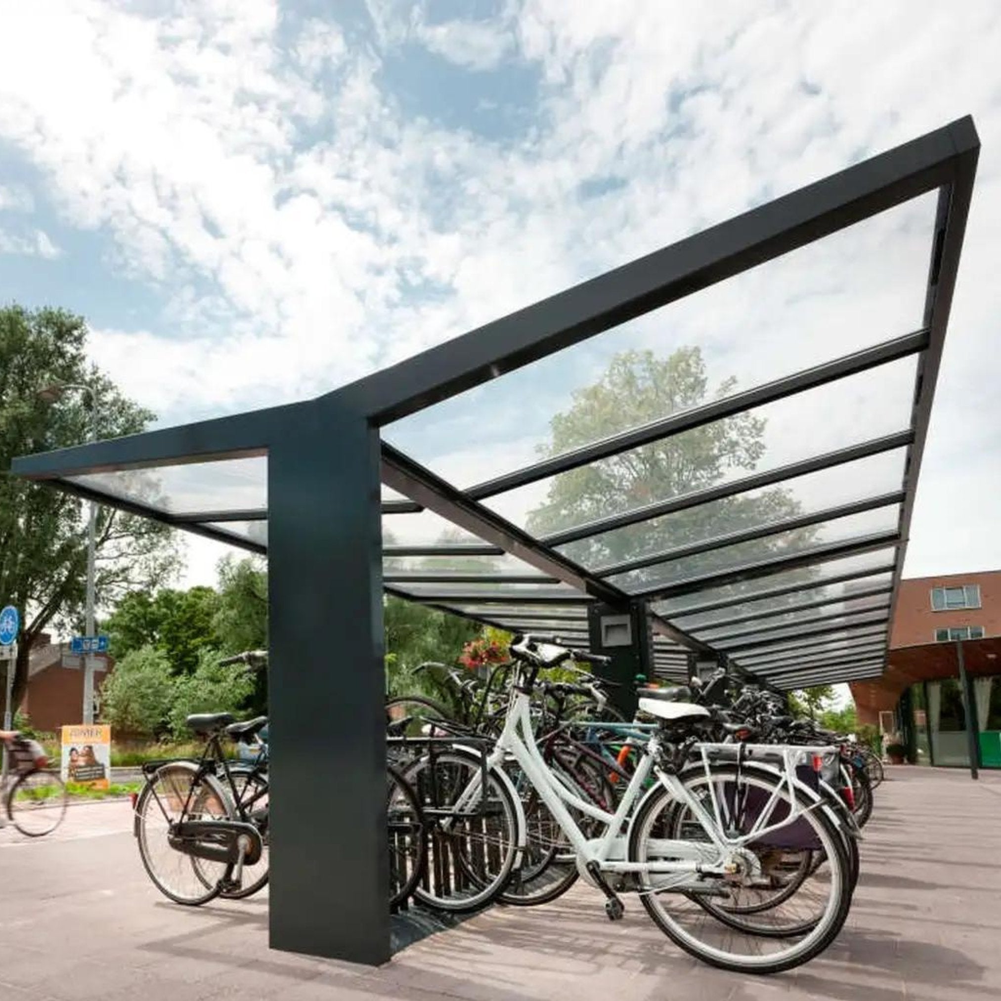 Überdachungen - Fahrradständer-Stadtmöbel.de