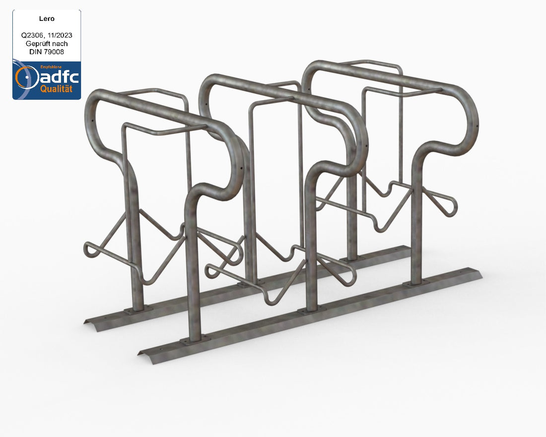 LERO Doppelseitige Fahrrad-Abstellanlage , vom  ADFC empfohlene Fahrradabstellanlage (Kopie)