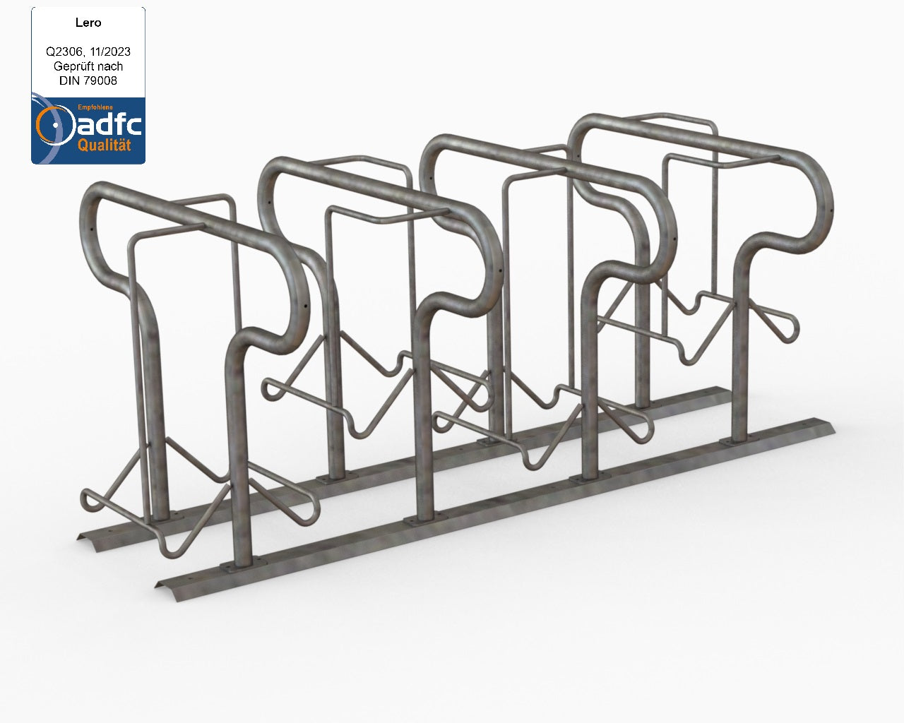 LERO Doppelseitige Fahrrad-Abstellanlage , vom  ADFC empfohlene Fahrradabstellanlage (Kopie)