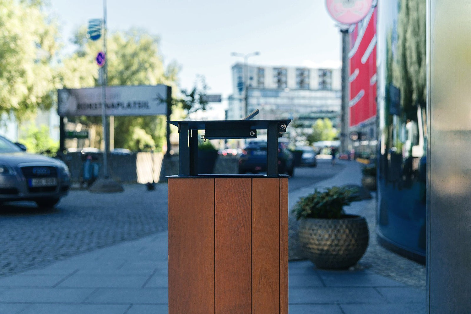 BAS Abfallbehälter - Fahrradständer - Stadtmöbel.de