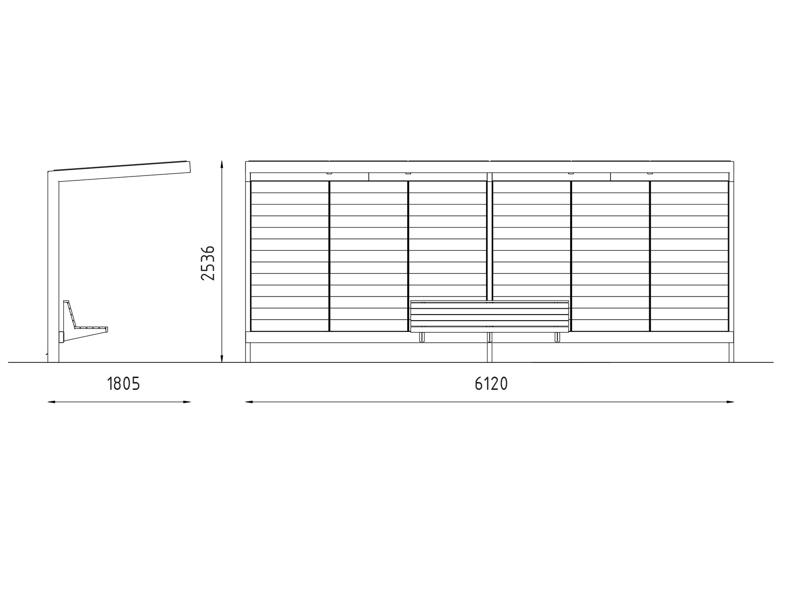 FRAMEO Wartehalle - Fahrradständer - Stadtmöbel.de