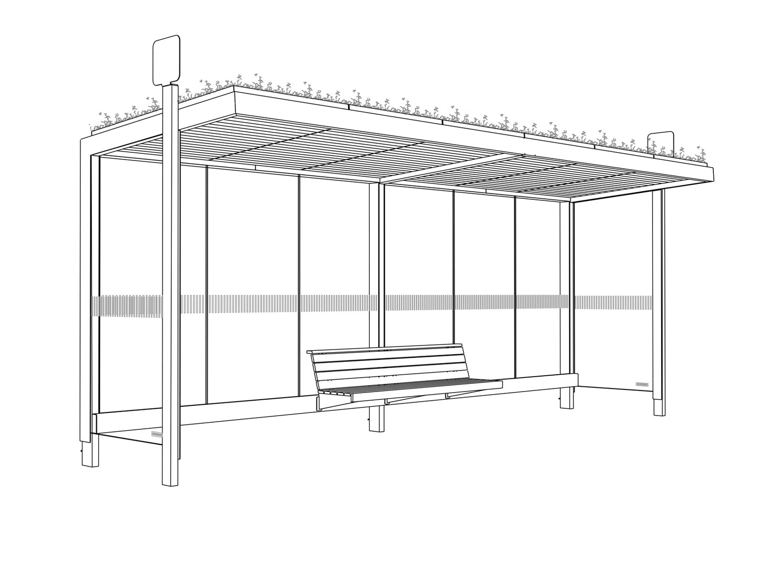 FRAMEO Wartehalle - Fahrradständer - Stadtmöbel.de