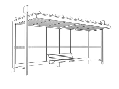 FRAMEO Wartehalle - Fahrradständer - Stadtmöbel.de