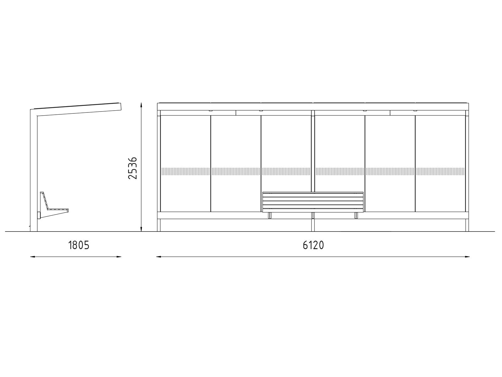 FRAMEO Wartehalle - Fahrradständer - Stadtmöbel.de